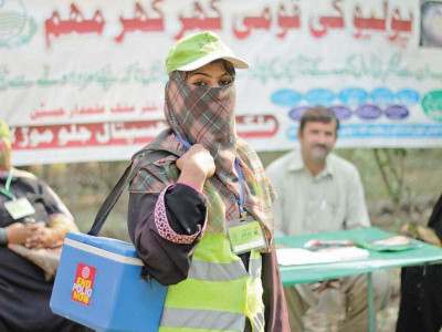 polio virus found in sewage systems of 11 districts