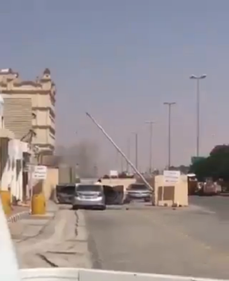 four armed militants attempted to attack police station in saudi arabia photo screengrab twitter