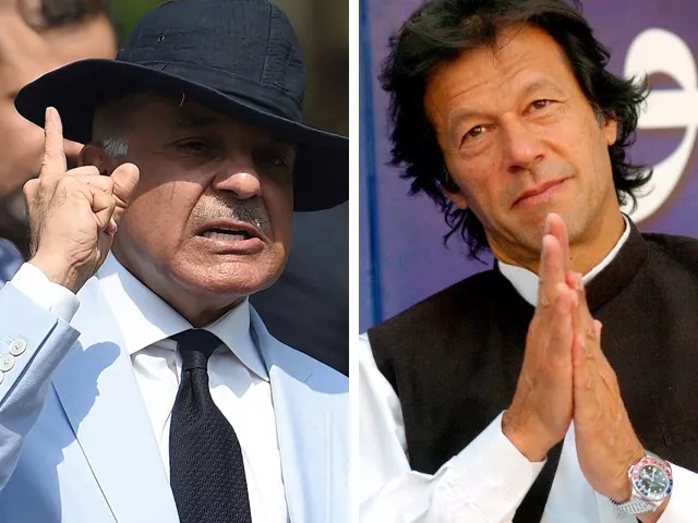 shehbaz sharif and imran khan photo file shehbaz sharif and imran khan photo file