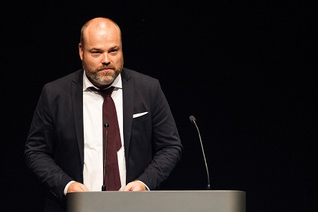 this picture taken on august 21 2017 shows bestseller ceo anders holch povlsen during an event in aarhus denmark photo afp