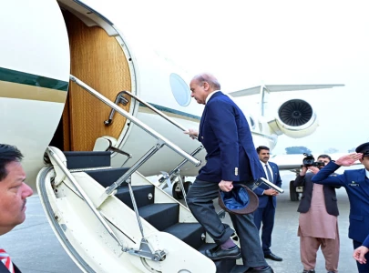 pm shehbaz lands in egypt for d 8 summit pm shehbaz lands in egypt for d 8 summit