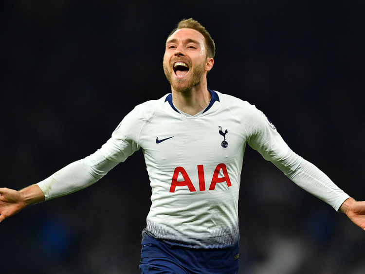 this was the most frustrating fixture at the 1 billion 1 3 billion ground as the hosts looked hamstrung without injured striker harry kane until eriksen came to the rescue with his ninth goal of the season in all competitions photo afp