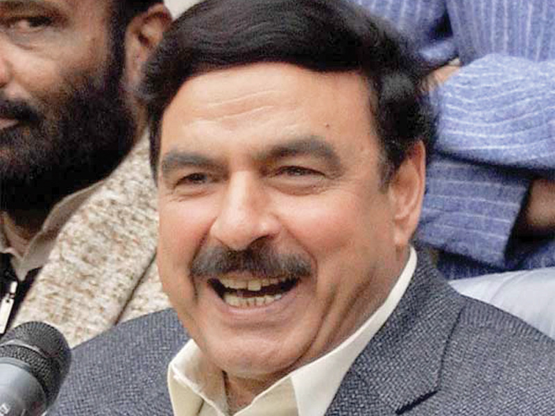 railways minister sheikh rasheed ahmad photo file