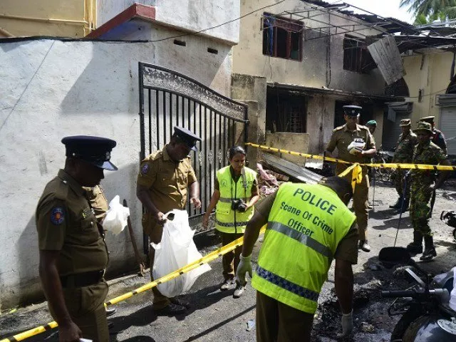 blast comes at a time of high tension in sri lanka following the easter sunday suicide bomber attacks photo afp