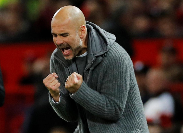 as a remarkable premier league title race heads into the final three games with city enjoying a one point lead over liverpool who have lost just once this season guardiola said both teams would be worthy champions photo reuters as a remarkable premier league title race heads into the final three games with city enjoying a one point lead over liverpool who have lost just once this season guardiola said both teams would be worthy champions photo reuters