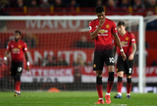 defeat left united in sixth spot three points behind fourth placed chelsea who they face this weekend photo reuters defeat left united in sixth spot three points behind fourth placed chelsea who they face this weekend photo reuters
