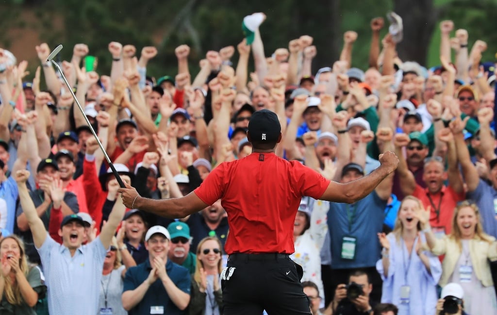 confidence booster woods stunned the sporting world earlier this month by completing an epic comeback from spinal fusion surgery to win his 15th major photo afp