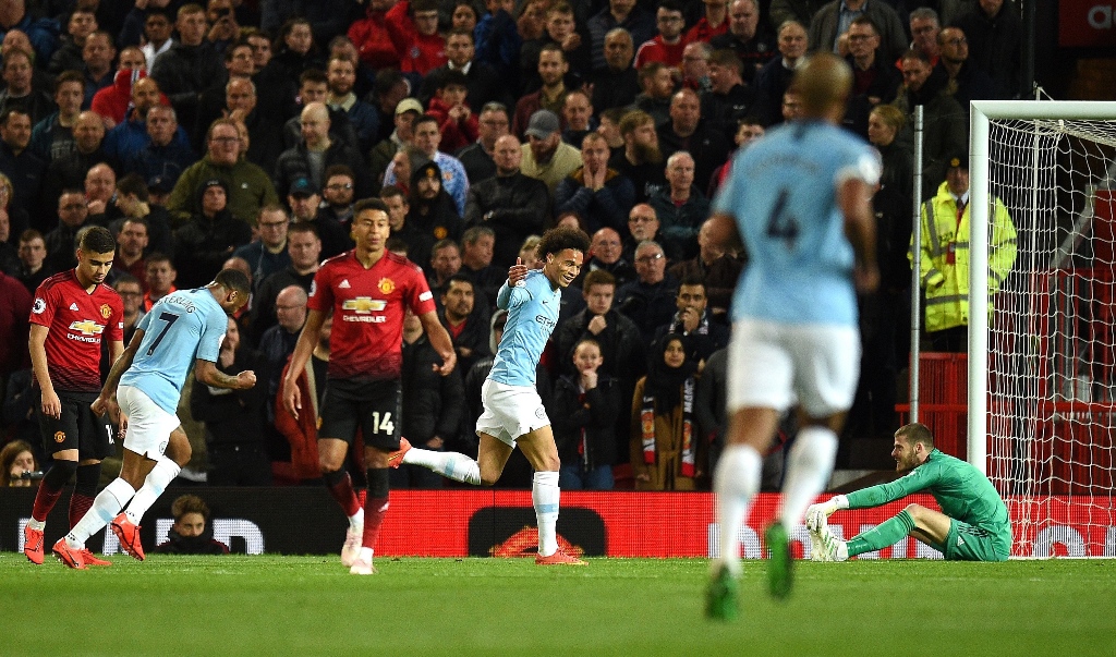 easy course ahead the derby was seen as the toughest hurdle left for manchester city as they bid to become the first side to retain the title in a decade photo afp