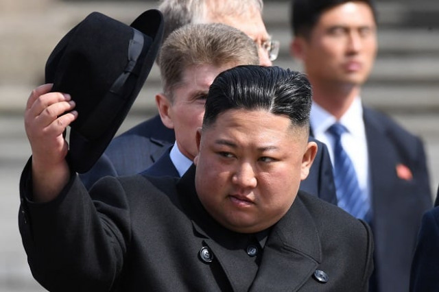 north korean leader kim jong un attends a ceremony upon his departure from russia at the railway station in the far eastern russian port of vladivostok on april 26 2019 photo afp north korean leader kim jong un attends a ceremony upon his departure from russia at the railway station in the far eastern russian port of vladivostok on april 26 2019 photo afp