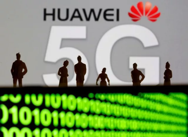 small toy figures are seen in front of a displayed huawei and 5g network logo in this illustration picture march 30 2019 photo reuters small toy figures are seen in front of a displayed huawei and 5g network logo in this illustration picture march 30 2019 photo reuters