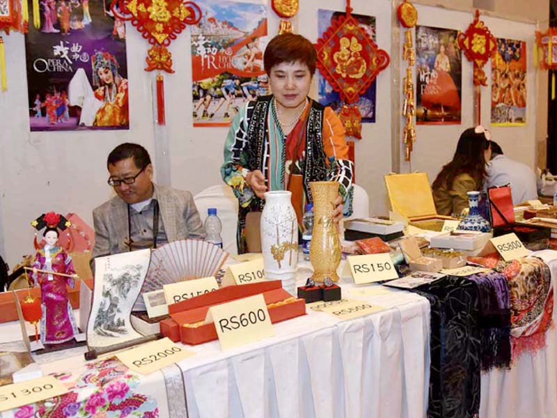 traditional on display at a stall in ifwa charity bazaar photo dna