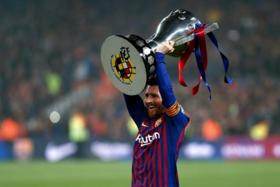 messi fires barca to eighth la liga title in 11 years messi fires barca to eighth la liga title in 11 years