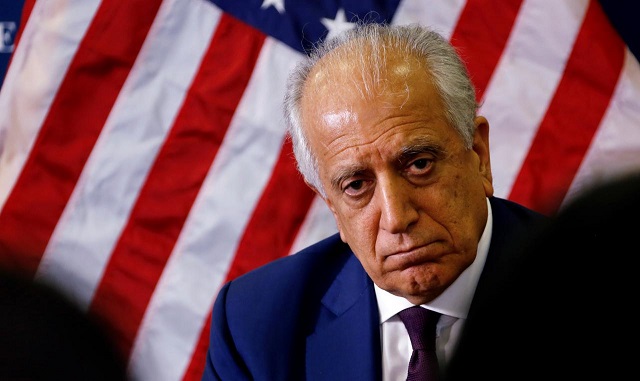 khalilzad says taliban 039 s demands focused on the withdrawal of us forces photo reuters file