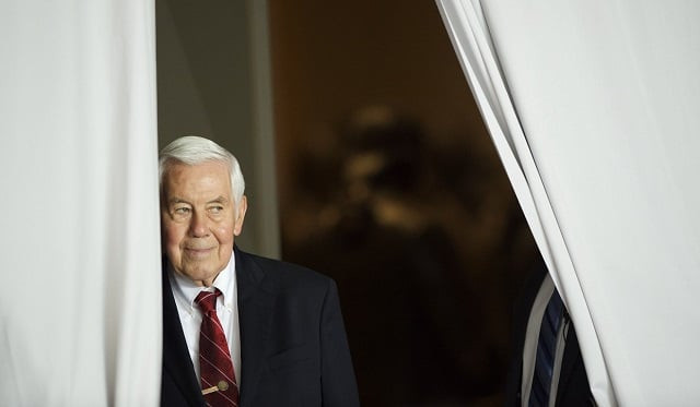 lugar worked on nuclear nonproliferation issues global hunger and energy conservation photo afp lugar worked on nuclear nonproliferation issues global hunger and energy conservation photo afp