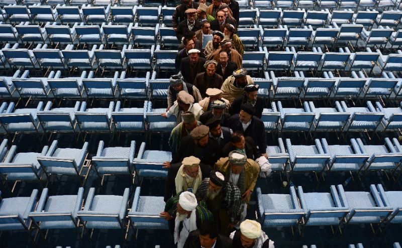 thousands gather in kabul for afghan peace meeting photo afp