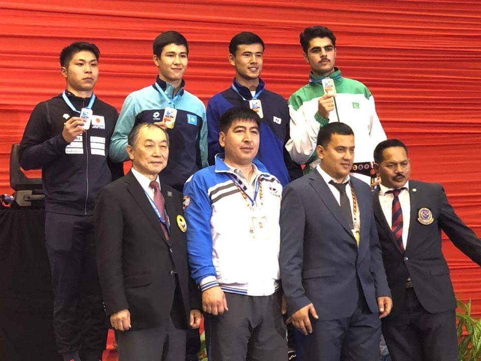 pakistan s owais wins bronze in asian junior karate championship