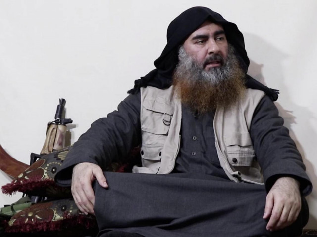is chief abu bakr al baghdadi screen grab is chief abu bakr al baghdadi screen grab