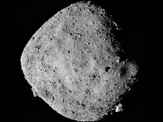 a nasamosaic image of asteroid bennu composed of 12 polycam images photo afp