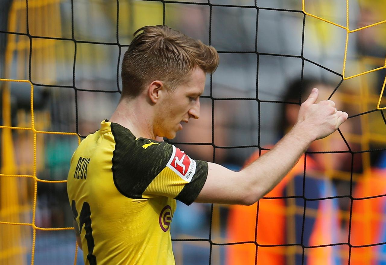 reus has scored 16 goals and provided eight assists this season making his absence a significant blow photo reuters