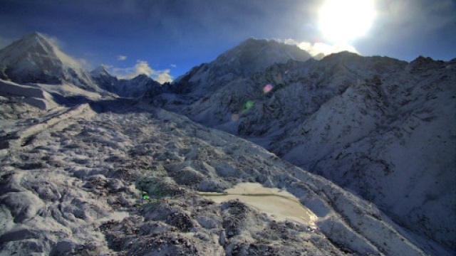 among the glaciers studied in world heritage sites is the khumbu glacier in the himalayas photo afp file