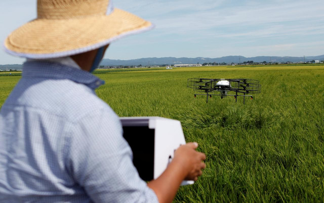 japanese farmers use drone technology photo reuters japanese farmers use drone technology photo reuters