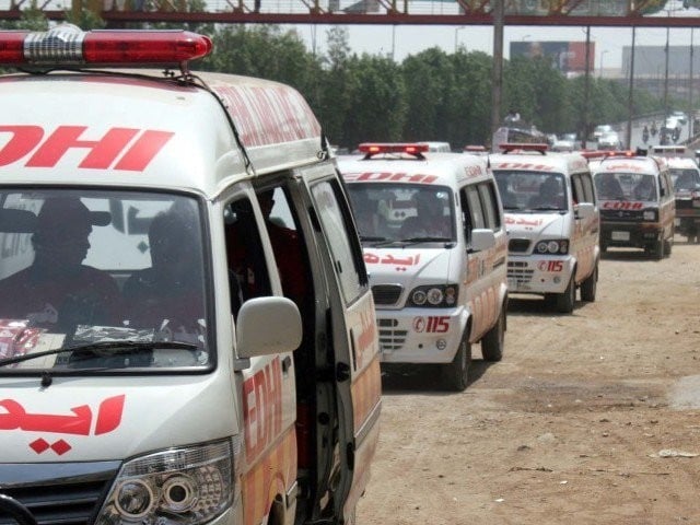 file photo of edhi ambulances photo file