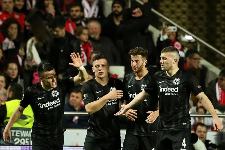 terrific trio alongside 21 year old talent jovic croatia forward ante rebic 25 and serbian wing back filip kostic 26 make up a blistering balkan trio who have helped fire unfancied frankfurt into the semi finals of the europa league photo afp terrific trio alongside 21 year old talent jovic croatia forward ante rebic 25 and serbian wing back filip kostic 26 make up a blistering balkan trio who have helped fire unfancied frankfurt into the semi finals of the europa league photo afp