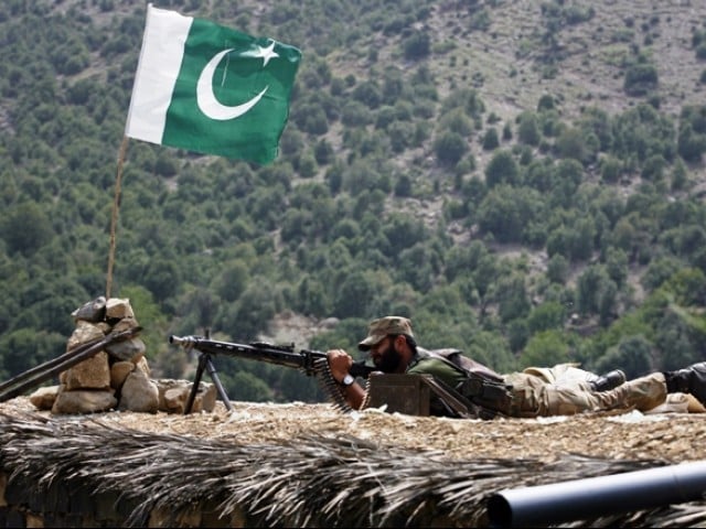 three soldiers martyred after terrorists attacked pakistani troops engaged in border fencing in north waziristan photo reuters file