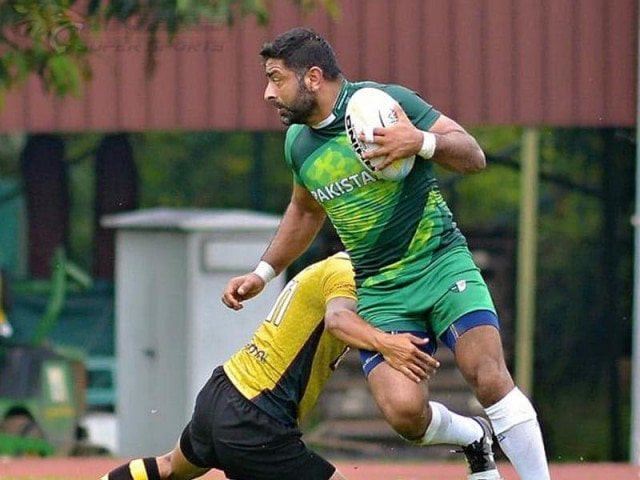 after wining with huge margin during first test pakistan lose to uzbekistan 38 24 in match held in lahore photo courtesy asiarugby com