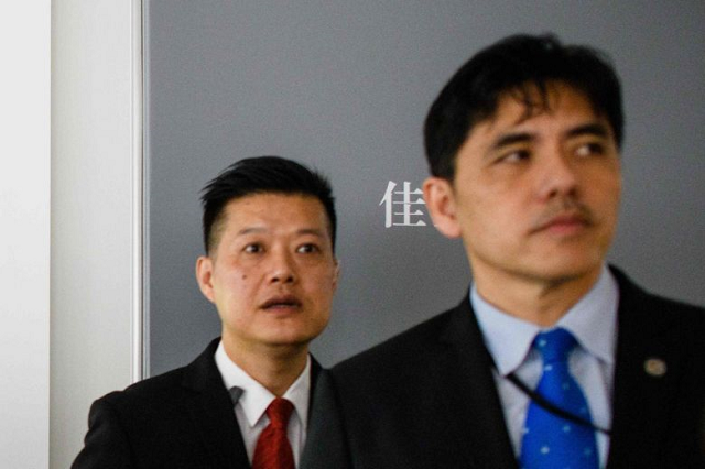 former cia agent jerry chun shing lee right faces life behind bars for spying for china following a guilty plea on may 1 photo afp