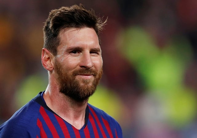 messi was just getting warmed up and in the 82nd minute he left liverpool stunned when he curled a superb 25 yard free kick into the top corner photo reuters