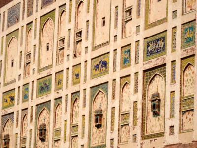 western part of picture wall restored western part of picture wall restored