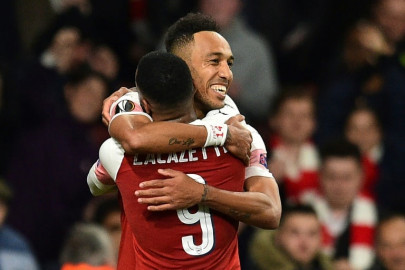 emery cautious as lacazette aubameyang edge arsenal towards europa league final emery cautious as lacazette aubameyang edge arsenal towards europa league final