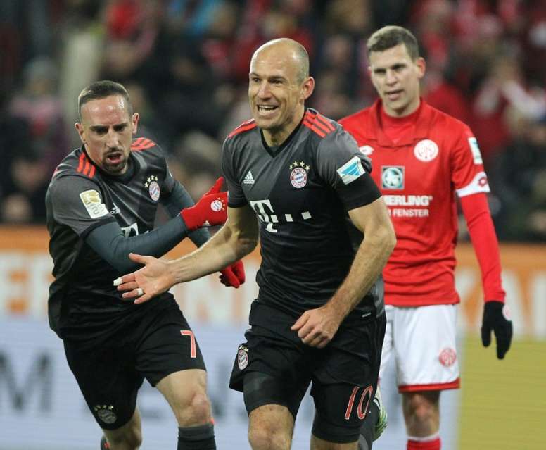 robben has been out of action since november with thigh and calf problems while ribery has missed the last two weeks with muscle injuries photo afp