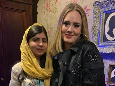 malala rubs shoulders with michelle obama adele malala rubs shoulders with michelle obama adele