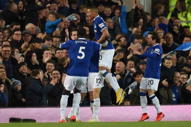 the toffees have seen off chelsea arsenal and manchester united on their patch recently by an aggregate score of 7 0 and two goals in three first half minutes proved decisive against the clarets photo afp the toffees have seen off chelsea arsenal and manchester united on their patch recently by an aggregate score of 7 0 and two goals in three first half minutes proved decisive against the clarets photo afp