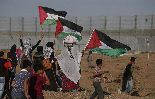 palestinians have staged often violent demonstrations along the border with israel for over a year photo afp