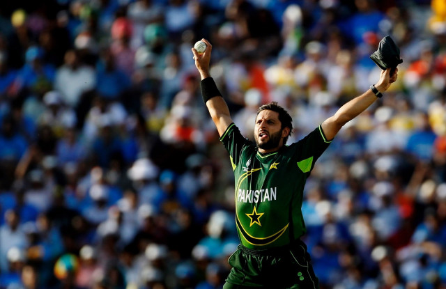 former pakistan cricket team captain shahid khan afridi photo file photo former pakistan cricket team captain shahid khan afridi photo file photo