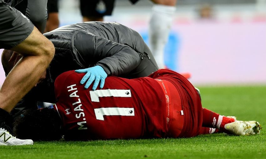 klopp could also be without another key forward in mohamed salah after the egyptian was carried off with a head injury in saturday 039 s 3 2 win at newcastle photo afp