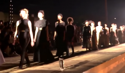 a surprise catwalk at christian dior s latest show a surprise catwalk at christian dior s latest show