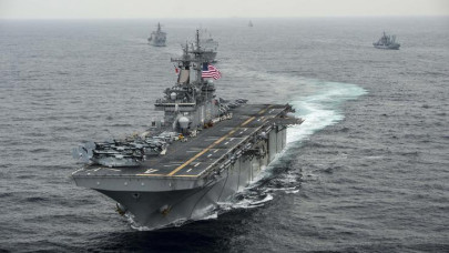 two us warships sail in disputed south china sea two us warships sail in disputed south china sea