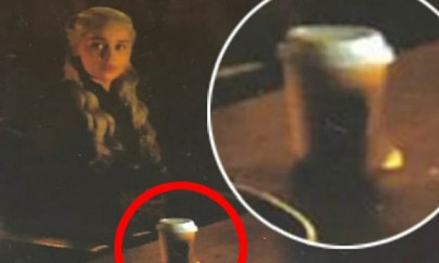 game of thrones fans upset after spotting a coffee cup onscreen
