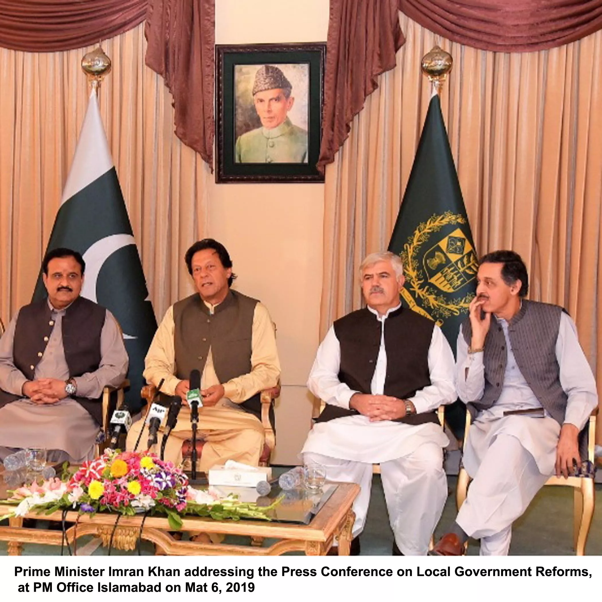 prime minister imran khan addresses a press meet on local government reforms at pm office islamabad on may 6 2019 photo pid prime minister imran khan addresses a press meet on local government reforms at pm office islamabad on may 6 2019 photo pid