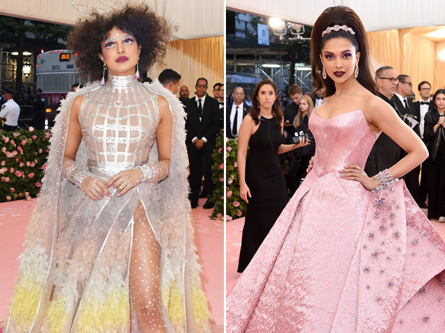 priyanka deepika walk pink carpet twitter lauds brown representation at met gala priyanka deepika walk pink carpet twitter lauds brown representation at met gala
