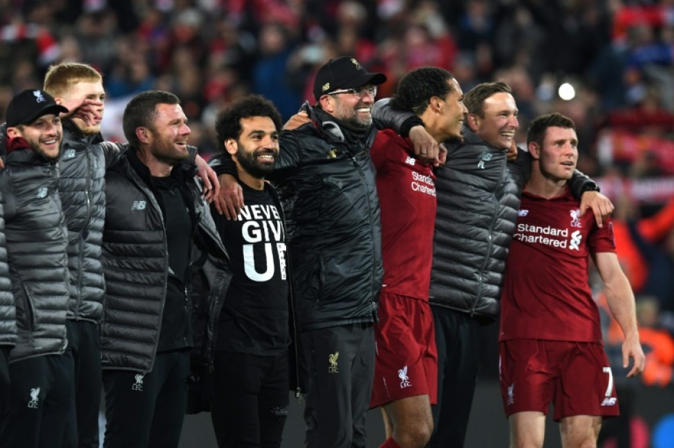 liverpool are in their ninth european cup final as they look to win the competition for a sixth time and will face ajax or tottenham in the madrid showpiece photo afp