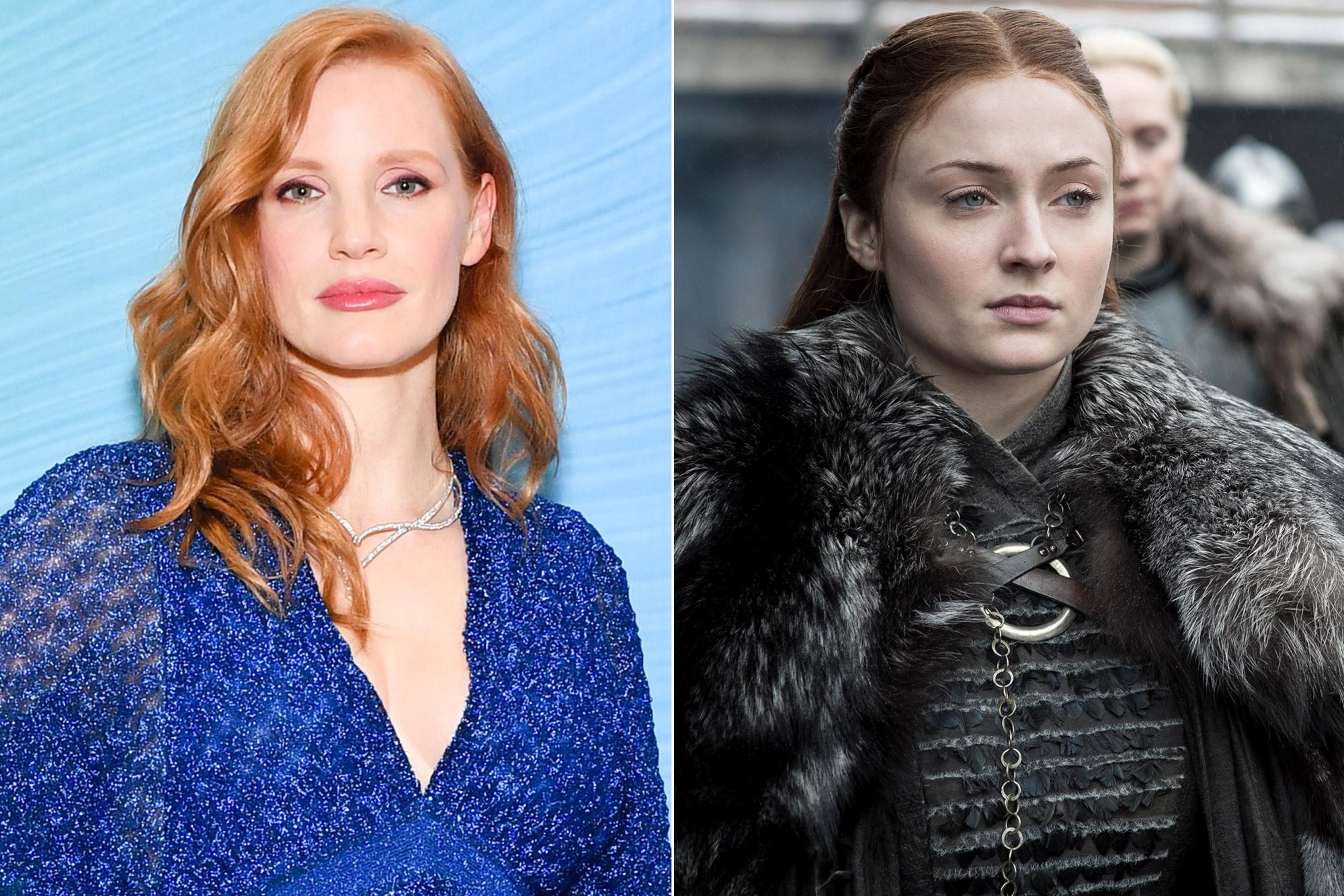 jessica chastain accuses got of justifying rape for sansa s character evolution