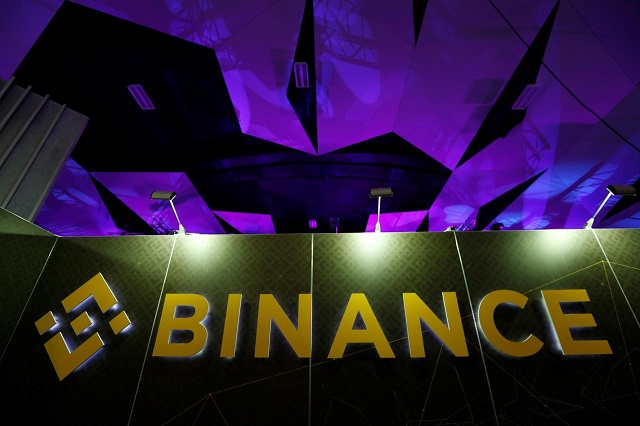 the logo of binance is seen on their exhibition stand at the delta summit malta 039 s official blockchain and digital innovation event promoting cryptocurrency in st julian 039 s malta october 4 2018 photo reuters