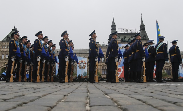 russian servicemen stand before the victory day parade which marks the anniversary of the victory over nazi germany in world war two in red square in central moscow photo reuters