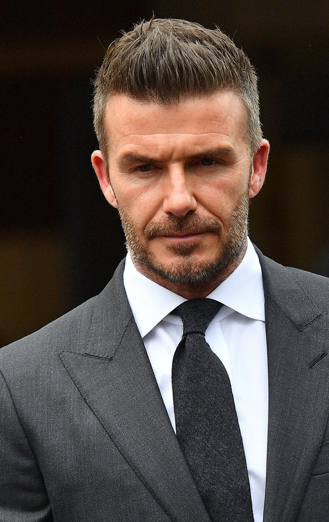 former england international footballer david beckham leaves bromley magistrates court in bromley south east of london on may 9 2019 after being disqualified from driving for six months for driving while using a mobile phone photo afp