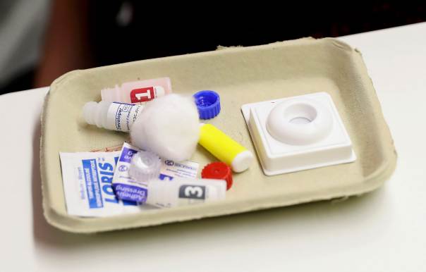 a reuters file photo of a hiv testing kit